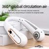 Vaneless Hanging Neck Fan, Portable USB Cooler Fan With 5 Speeds And Digital Smart Device Display