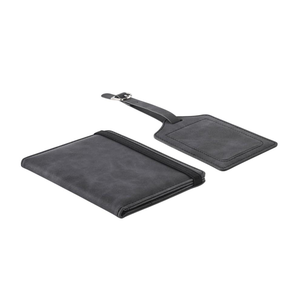 MidOcean Jettag Passport Holder and Luggage Tag Set