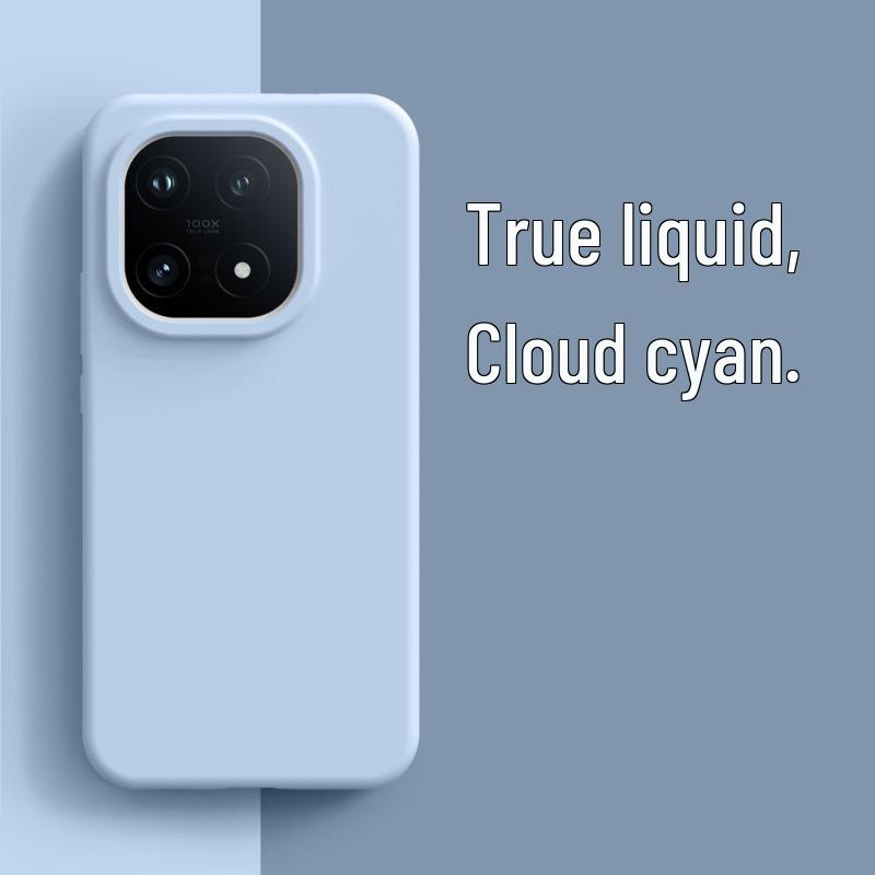 IQOO15 Silicone Phone Case: High-End, Solid Color, Dirt-Resistant, Anti-Fall Protective Cover for Women