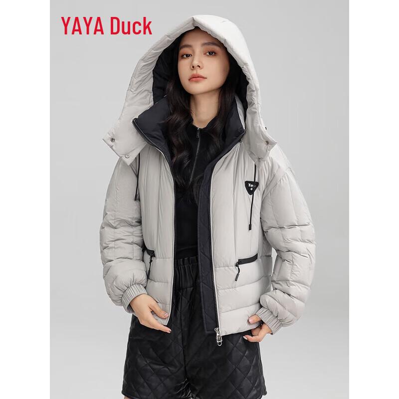 YAYA Women's Lightweight Hooded Down Jacket