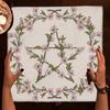 Tarots Card Tablecloth Altars Cloth Pentagrams Astrologys Tablecloth Divinations Card Mat Tapestry Wall Decors