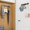 Aluminum Bathroom Accessories For Bathroom Back Door Nail Free Installation Coat Rack Clothes Holder Hooks Towel Hanger