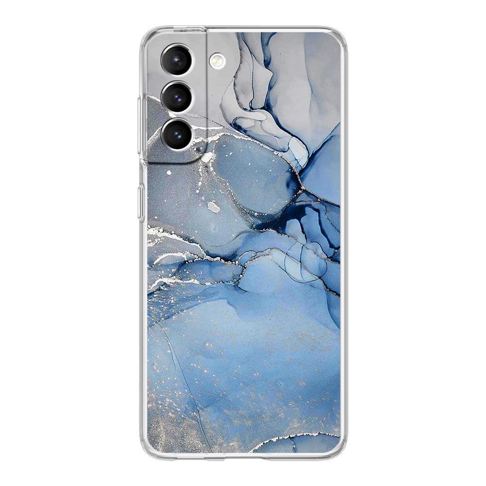 Marble Art Fashion Phone Case For Samsung Galaxy S21 Plus S20 FE S22 Ultra 5G S10E S10 S9 S8 Note 20 10 Lite Clear Cover Shell