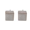 Simple Sugar Cube Earrings Silver Needle High-End Earrings Design Sense Small Square Earrings Summer Niche Yiwu