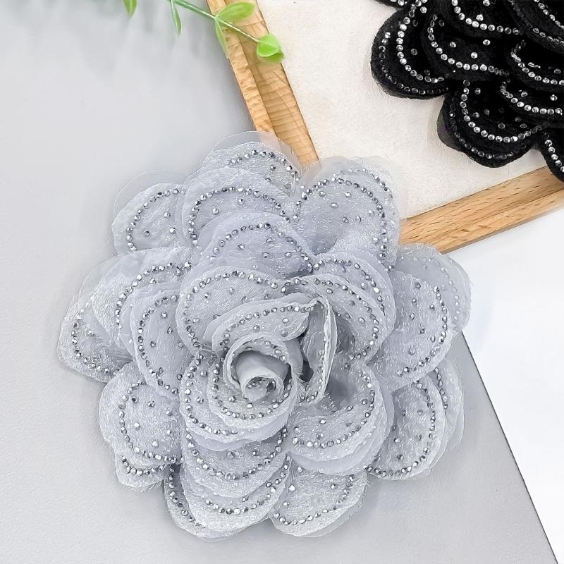 Flower Lapel Pin Fashion Flower Brooches Funtional Clothing Fastener Stylish Dress Clip Suitable for Everyday Wear