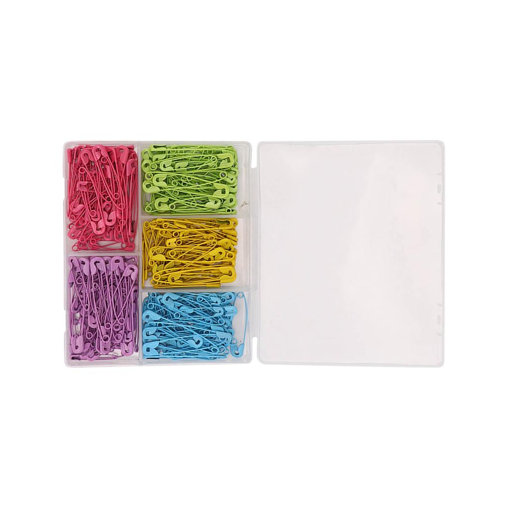 Safety Pins Steel Wire Safe Sturdy Colorful Combination Tag Pin for DIY Jewelry Making Light Green