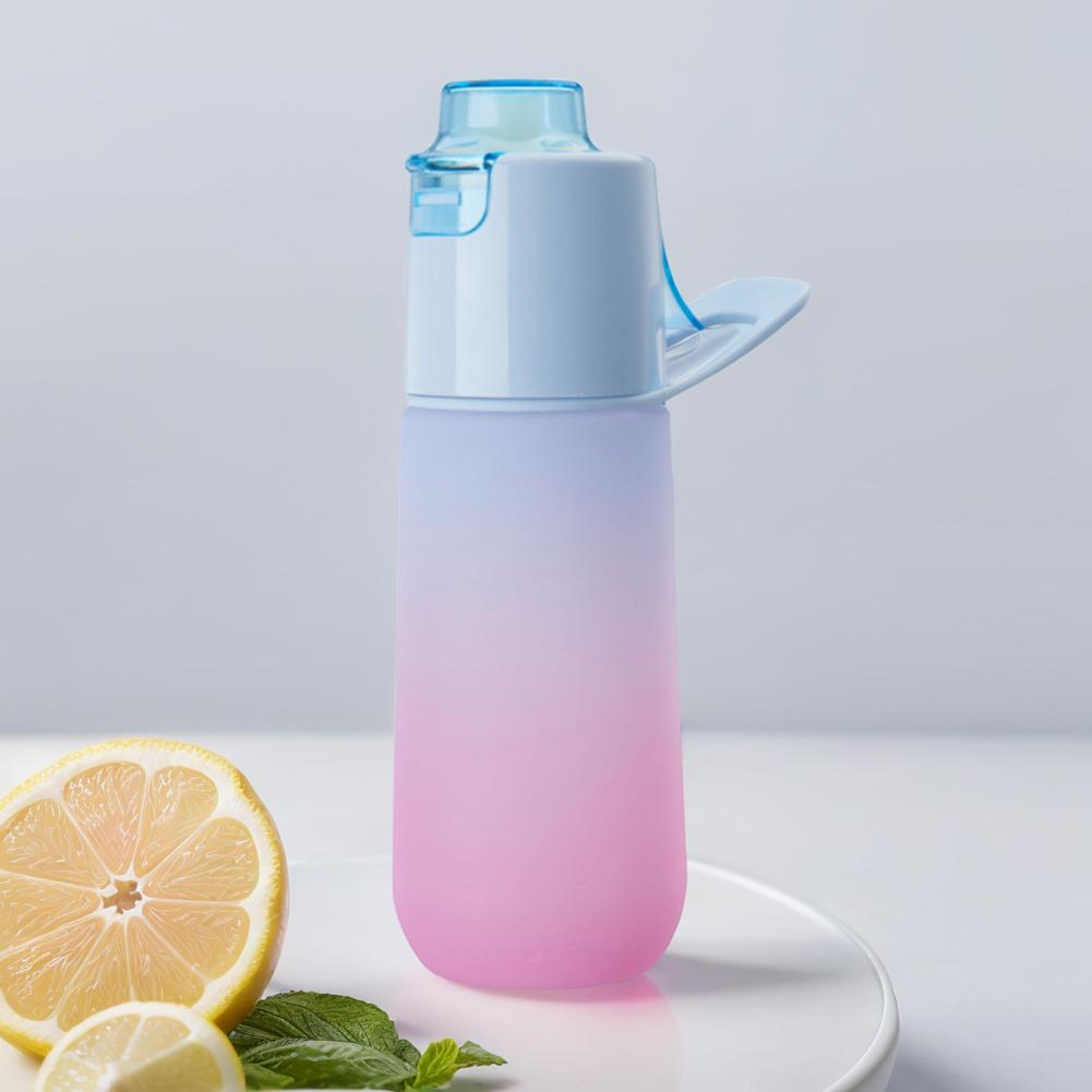 750ml Butelka z rozpylaczem do wody Butelka z wodą smakową o smaku powietrza Przenośny kubek z rozpylaczem do nawadniania i chłodzenia podczas uprawiania sportu