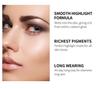 Rose Diamond Highlighter Blush & Contour Palette: 3D Pearlescent Face & Eye Brightener