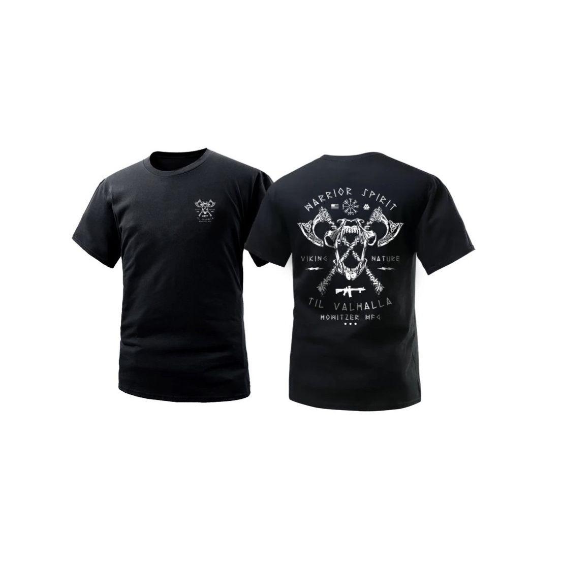 

Принт скандинавской мифологии Летняя мужская тактическая футболка для военных фанатов Группа наблюдения «Граница» Американский крутой парень с коротким рукавом M