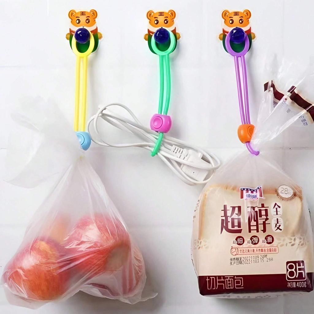 6pcs Color Sealing Rope Bandage - Kitchen Food Preservation Sealing Clip, Multi-Function Cable Organizer, Creative Rope Binding