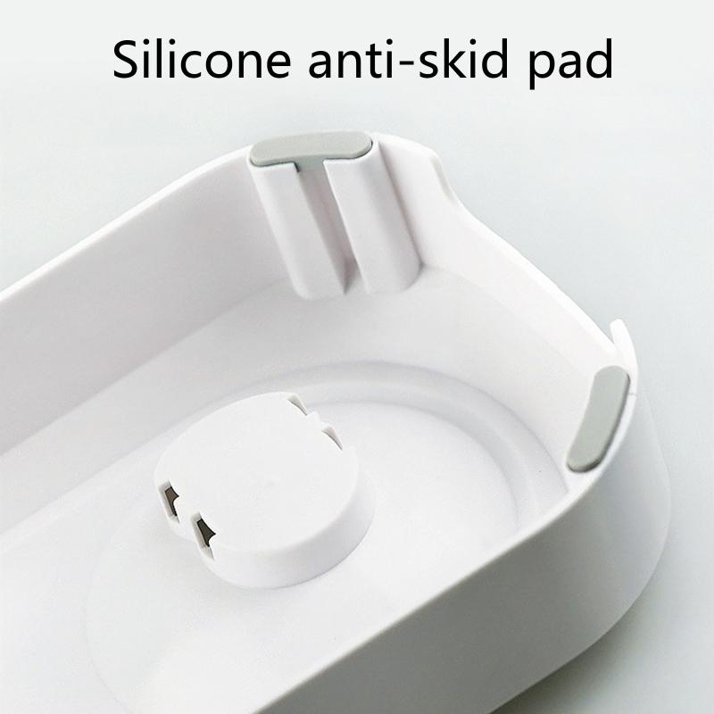 Cats Food Bowl Set Raised Small Dog Bowls for Food and Water 15° Tilted Elevated Double Dishes with Stand for Puppy