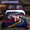 Bologna FC Themed Bedding 3Pcs Duvet Cover Set Decorative Bed Linen For Teen Room Home Decoration