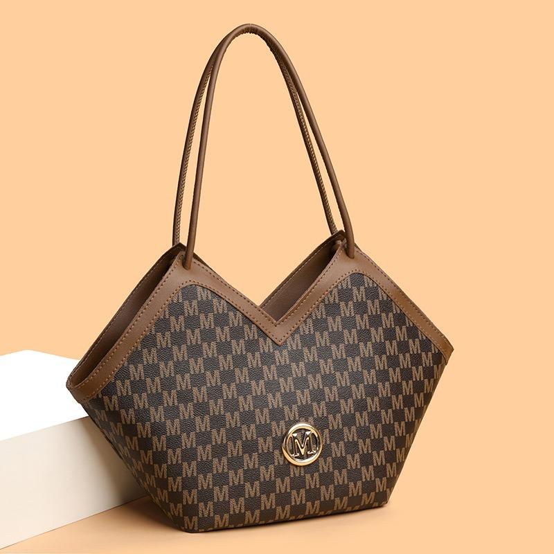 High-value bag women's large-capacity new niche design women's bag high-end large bag tote shoulder women's bag