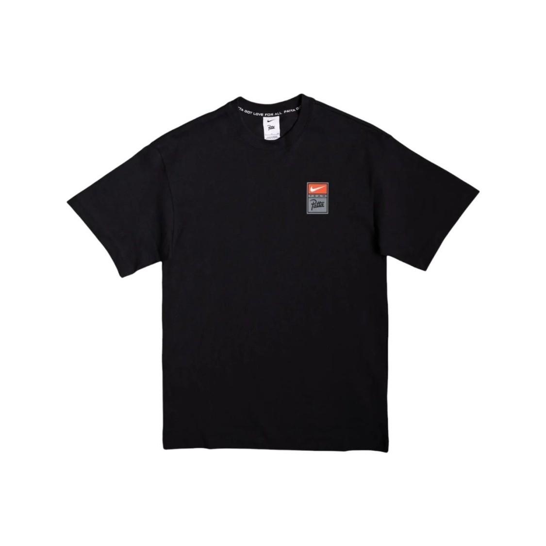 

Nike x Patta Collaboration Men s Casual Crew Neck Short Sleeve T-Shirt in Black L