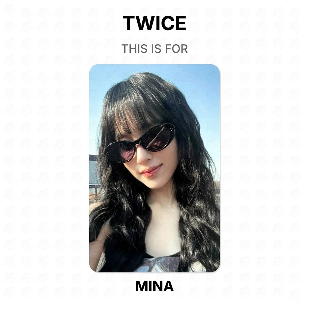 Twice THIS IS FOR Official Photocard