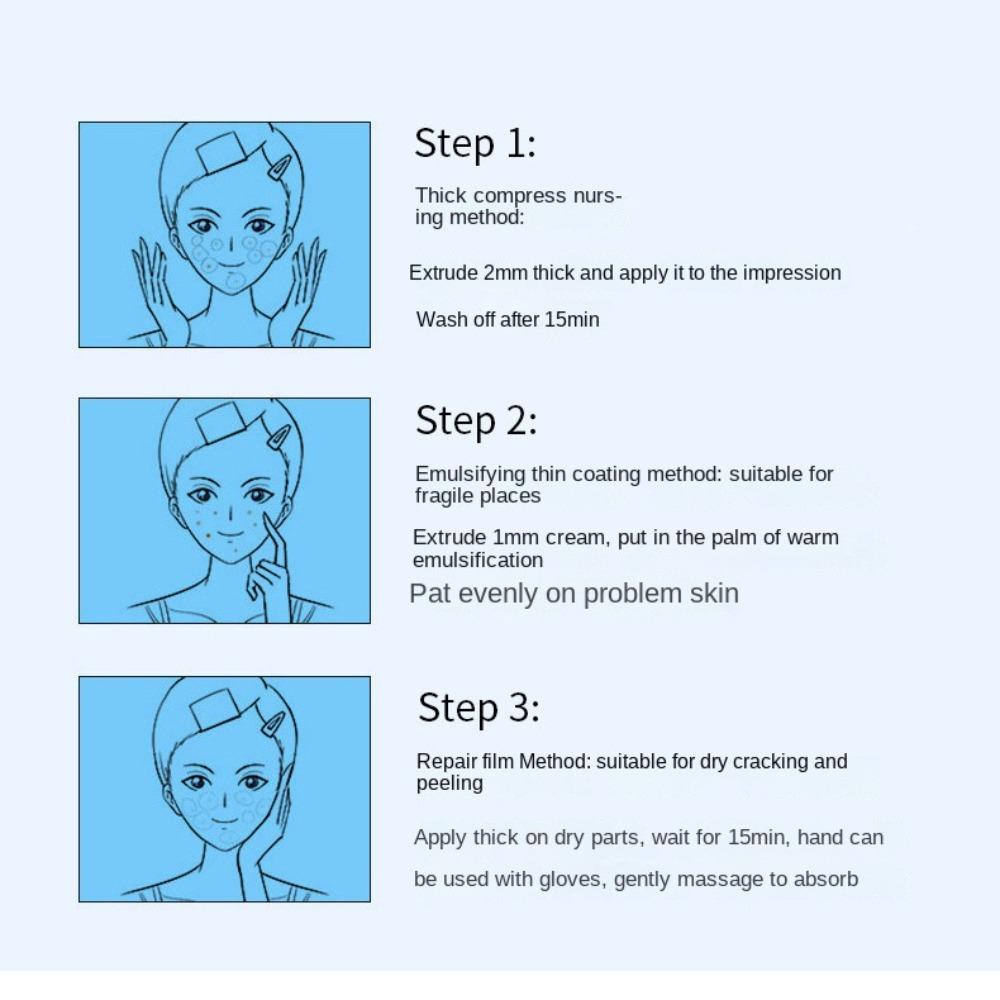 White Effect Face Cream 80g Soothing Moisturizing B5 Cream Lightening Acne