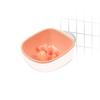 Wheat Straw Stainless Steel Double Pet Bowl - Anti-Choke Slow Feeder for Dogs and Cats