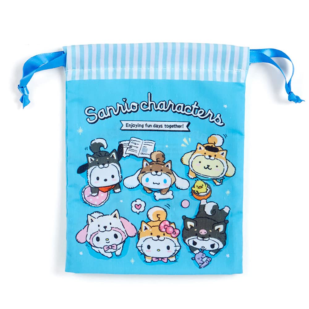 Sanrio Sanrio Characters Drawstring Pouch Set 574350 (Shiba Inu)