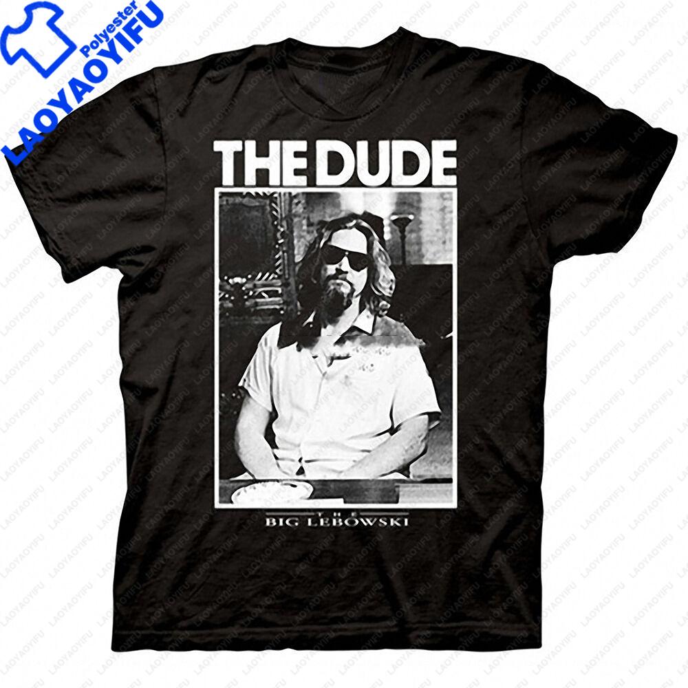 Big Lebowski The Dude Graphic Tshirts Vintage Black Humor Tv Unisex Breathable Streetwear TShirt Unisex Casual ShortSleev S