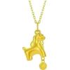 Shuibei 999 Fine Gold Slim Waist Necklace: 3D Hard Gold Women's Pendant Charm, Popular Live Broadcast Hot Seller.