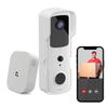 AIMOONSA Wireless Doorbell 1080P IP65 - 155° Camera Night Vision, PIR and Two-Way Audio
