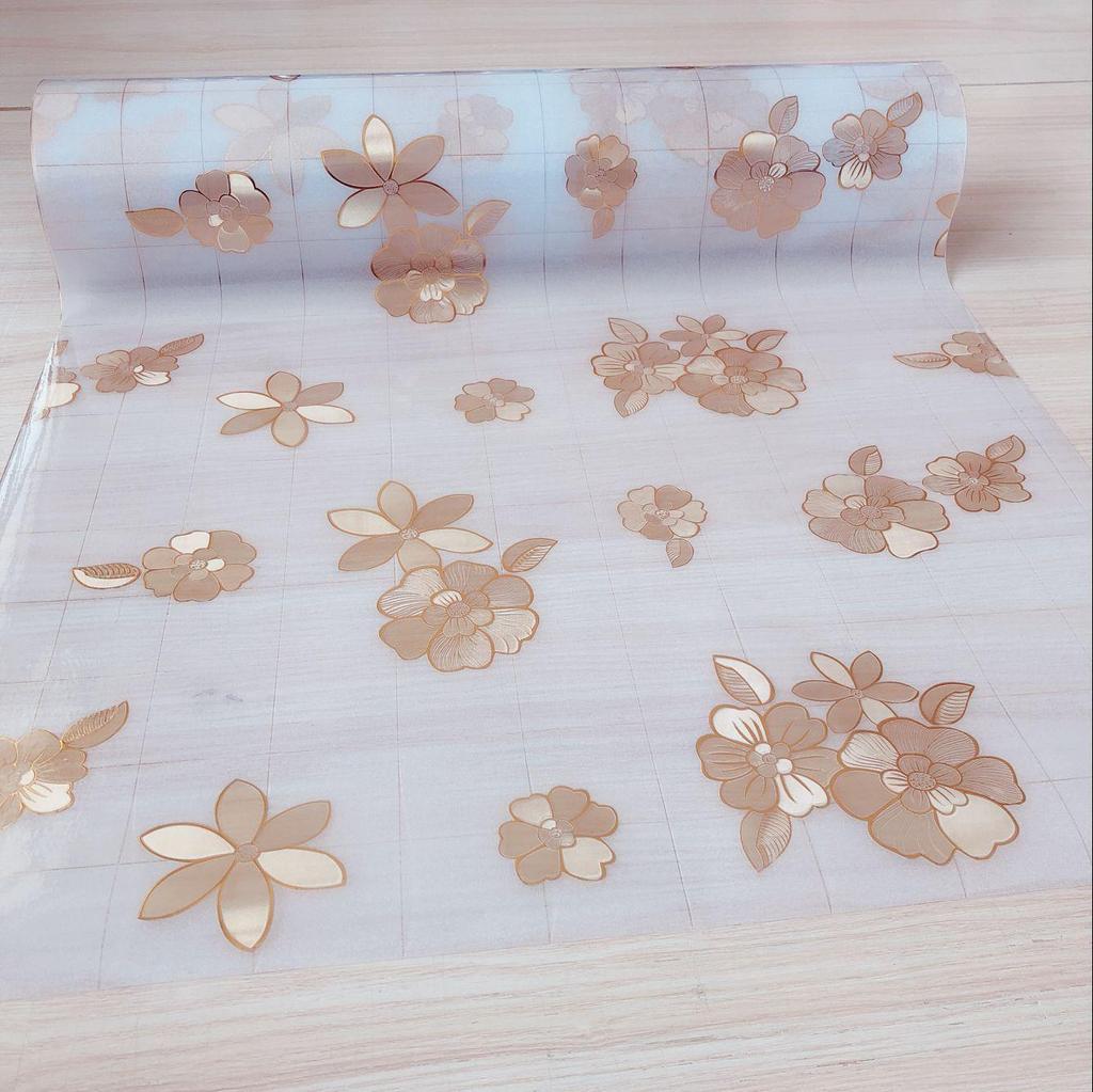 0.8mm Soft Glass PVC Waterproof Oil-proof Heat-resistant Dining Table Protector