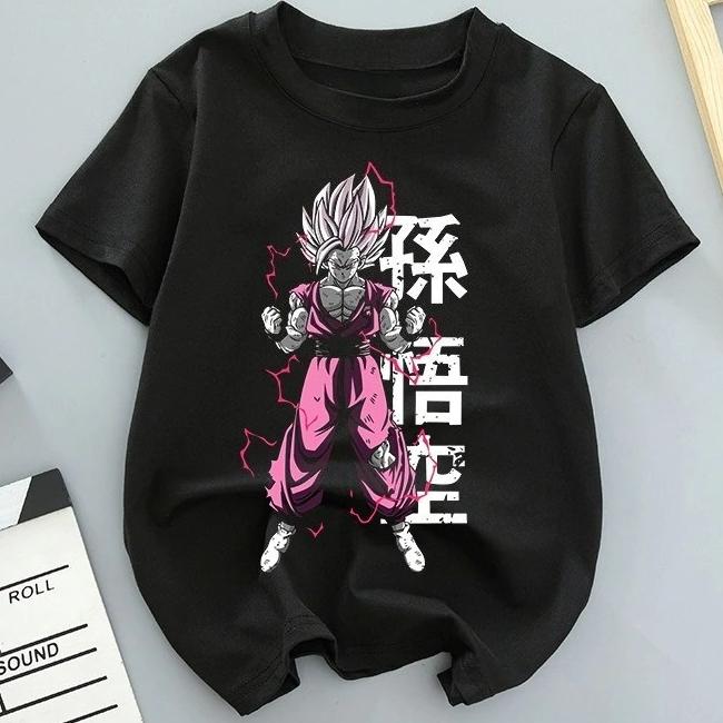 

Dragon Ball ГOKU Бульма Аниме Печатная Футболка Мужская и Женская Короткий Рукав 2026 Лето Американская Свободная Хлопковая Футболка 4XL