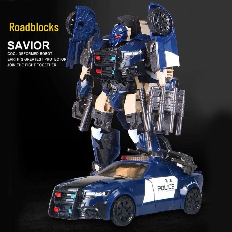Transformers 5 Titan Roadbuster Police Car Autobot Toy