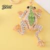 Wealth And Blessings Charm Toad Key Chain Rhinestone Keychain Sparkly