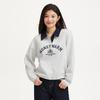 Felpa con colletto stile accademico da donna Hotwind