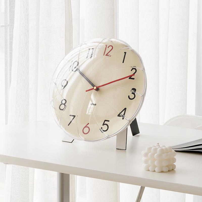 Wozoom Bubble Ballon 3D Wanduhr - Bohrfreie Moderne Wohnzimmerdekoration