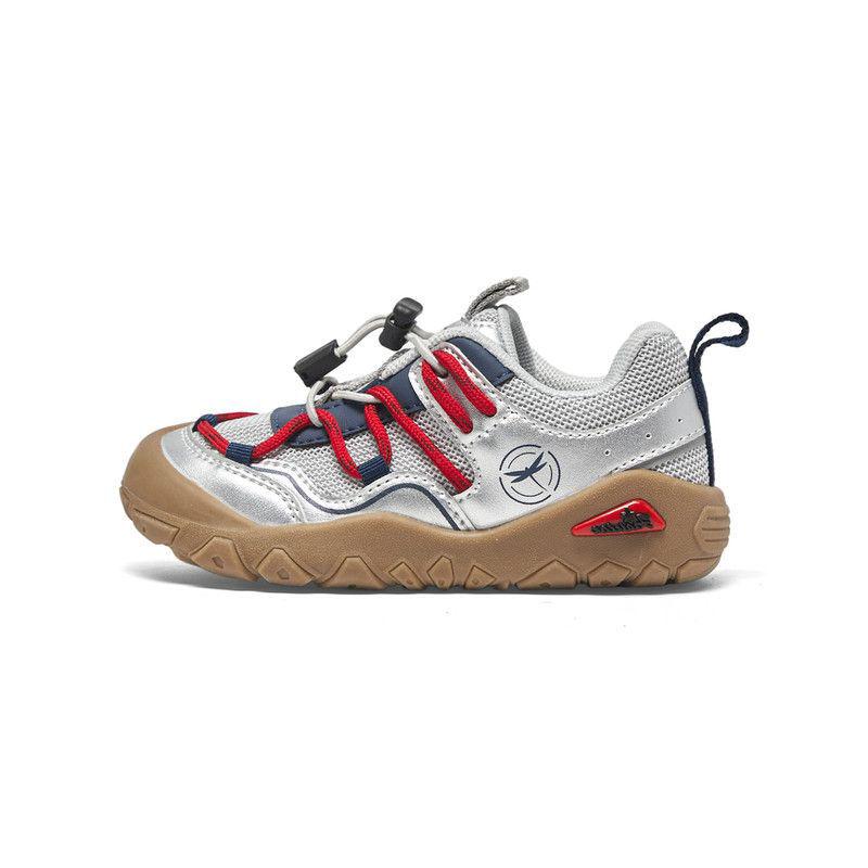 

2025 Autumn Girls Soft Sole Breathable Running Shoes - Medium & Large Children s Casual Sports Sneakers 26 срібний