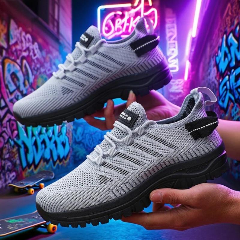 Men's Running Shoes Omfortable Lightweight Unique Mesh Design Sneakers Super Light Dry Outdoor Adventure Tennis Shoes for Men