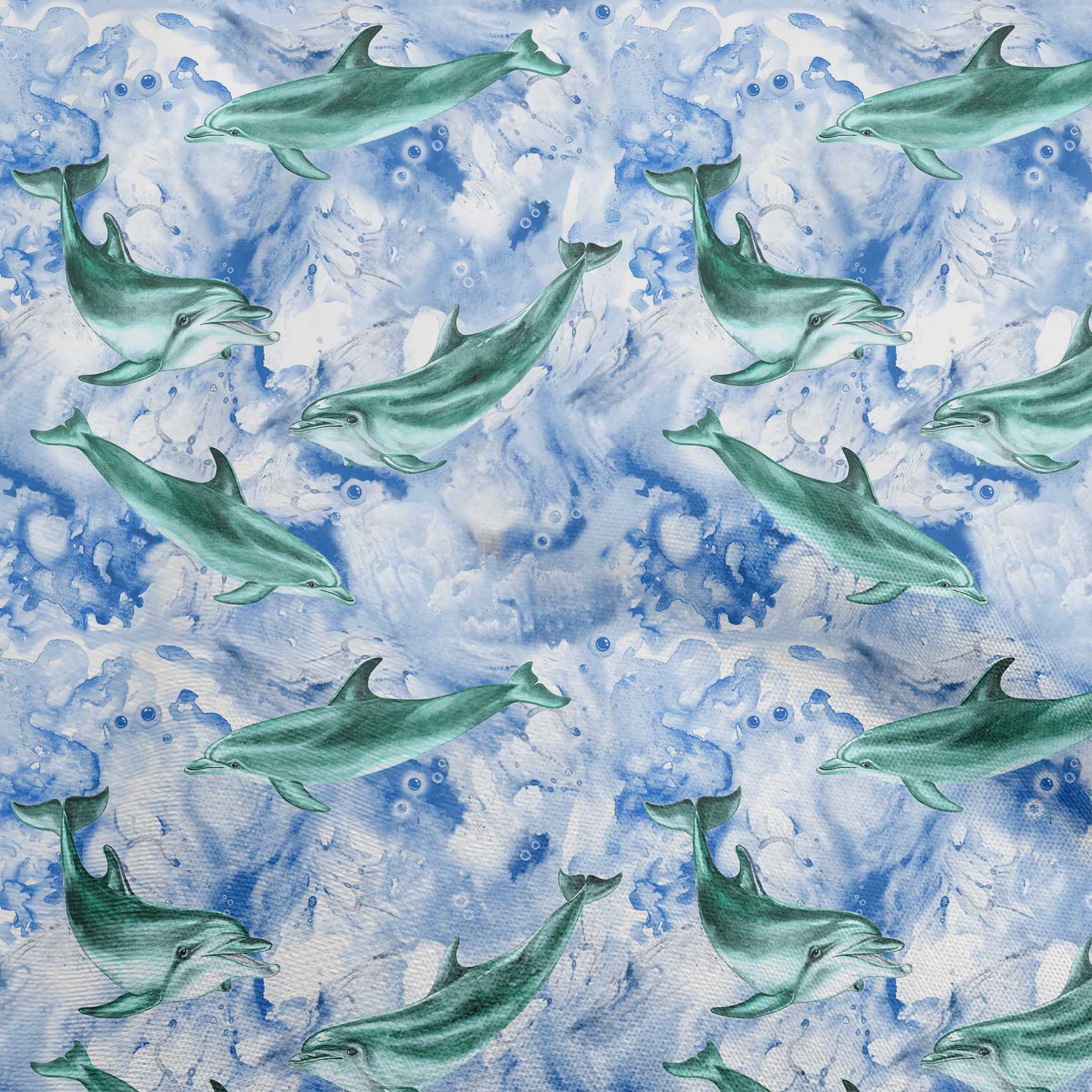

oneOone Cotton Flex Beige Тканина Whale Quilting Тканина для шиття з принтом у дворі 40 дюймів 42 Inch Wide - Viscose Chiffon середній синього кольору