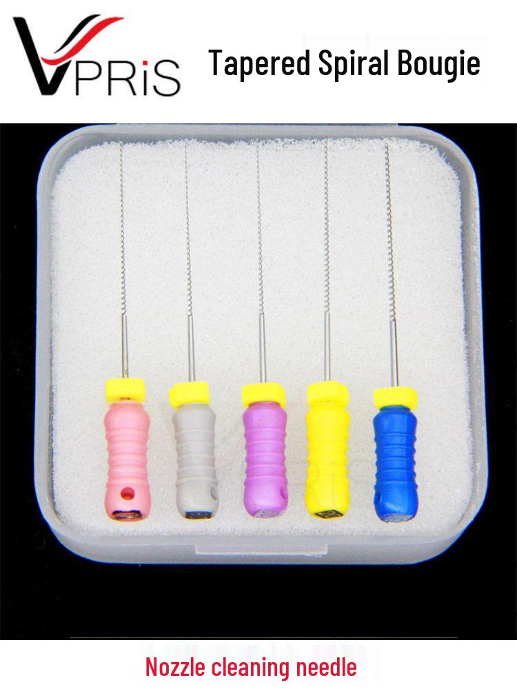 Threaded 0.05mm Ultra-Fine Steel Nozzle Cleaning Needle for Go-No-Go Gauge Valve