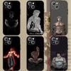 Anime B-Baki Hanma  Phone Case Phone Case For Apple iPhone 15,14,13,12,11,XS,XR,X,8,7,Pro,Max,Plus,mini Silicone Black Cover