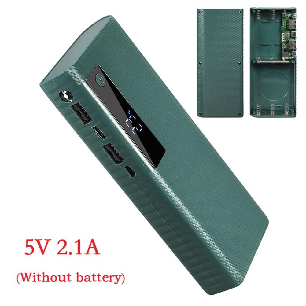 

For Home Use USB Battery Holder Battery Holder For Charging Batteries Intelligent Shutdown LED Light Indicator зелений