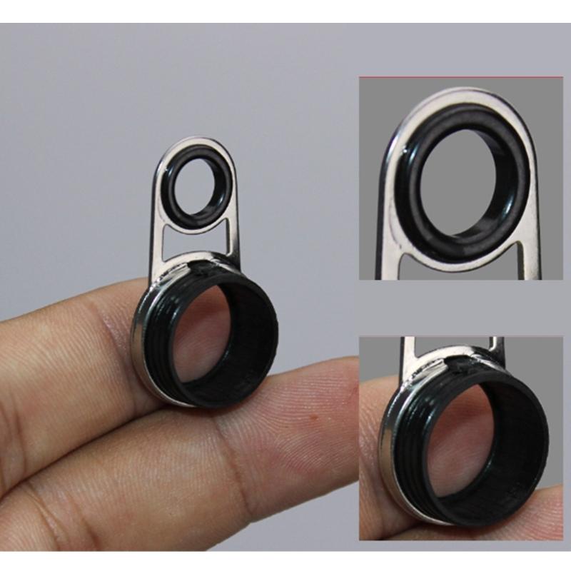 Fishing Rod Guides Set Tip Repair Set Rod Repair Set Fishing Accessories Fishing Rod Guide Rings Fishing Rod Guides Tip