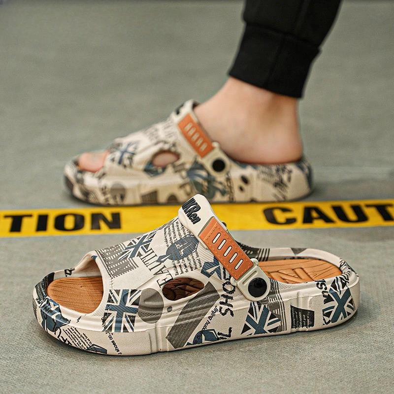 Male Slipper Summer Casual Men's Shoe Beach Elegant Mascullino Eva Pvc Rubber Low Price Fun Slides Designer Luxury Adult Sale