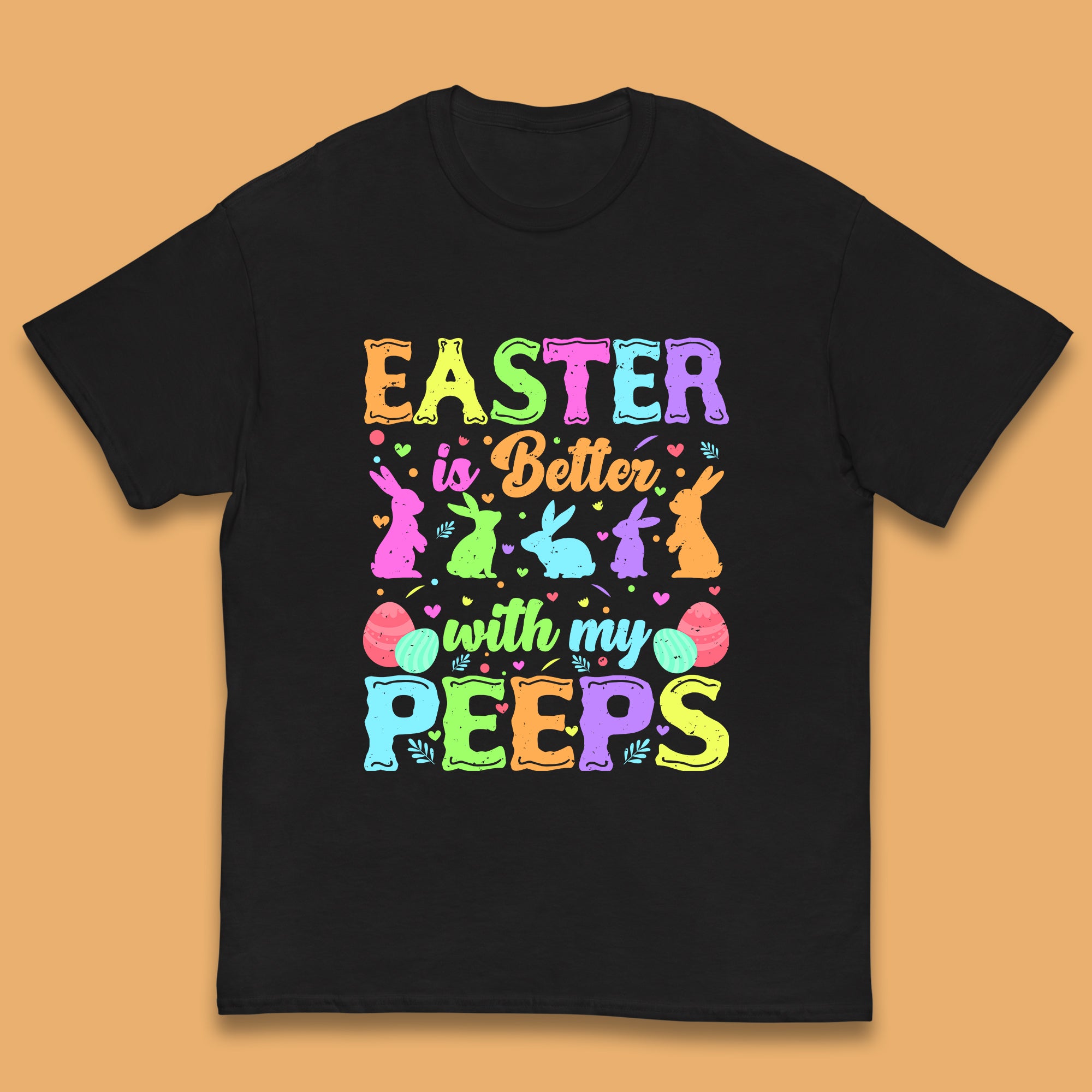 Easter Better With My Peeps Kids T-Shirt 100