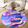 1pc KPop Demon Hunters20 Design Printed Area Round Carpet for Bedroom Living Room Home Decor Rugs Mat Non Slip Mat Rug for Bedside
