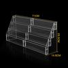 2-6 Tier Acrylic Book Display Stand Desk Bookshelf Newspaper Holder Magazine Rack Finishing Display Shelf Storage Rack Organizer
