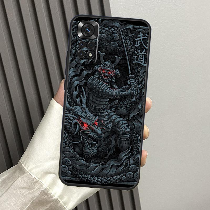 Anime Japanese Samurai Case For Xiaomi Redmi Note 14 13 Pro 12 11 10 15 Pro Plus Redmi 14C 13C 15C 10C 12C 15 Funda