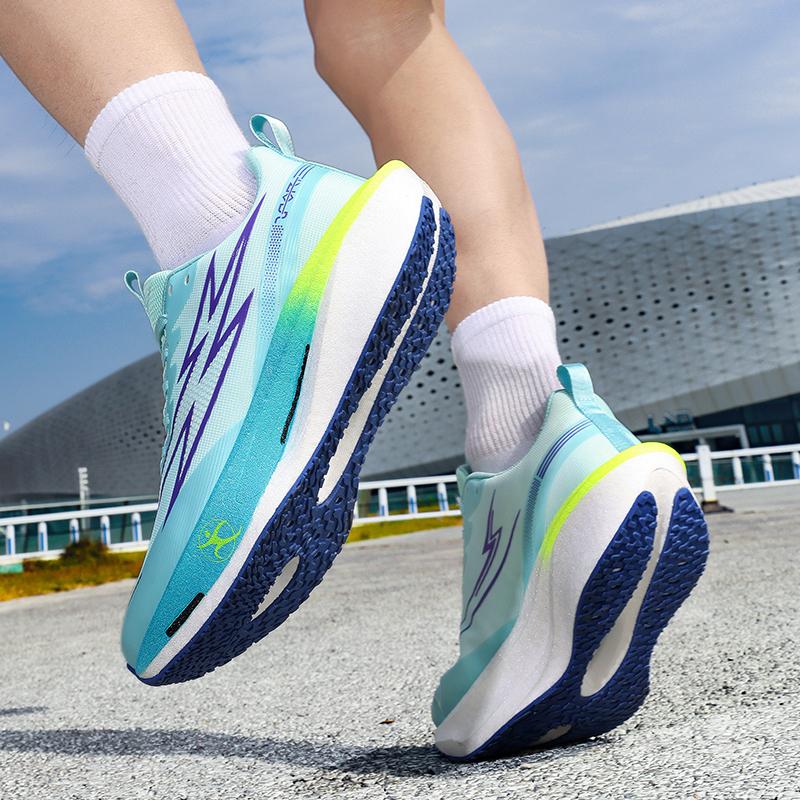 Men women running shoes four seasons fashion breathable soft-sole outdoor speed casual sneakers couple light racing sports shoes