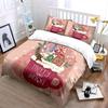 Holiday Mug with Gingerbread Design Bedding Duvet Cover Set Duvet Cover Pillowcases  (1*Duvet Cover 2*Pillowcases, without duvet insert)