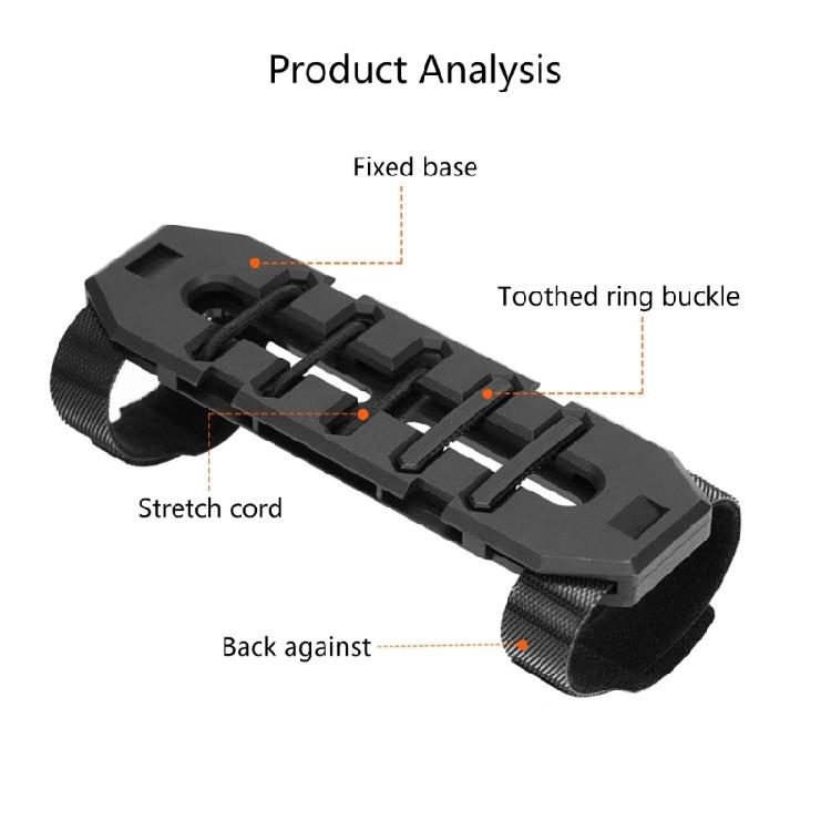 Bike Mountable Energy Gel Storage Clip Quickly Access Bike Energy Gel Clamps Easy Installation Cycling Equipment