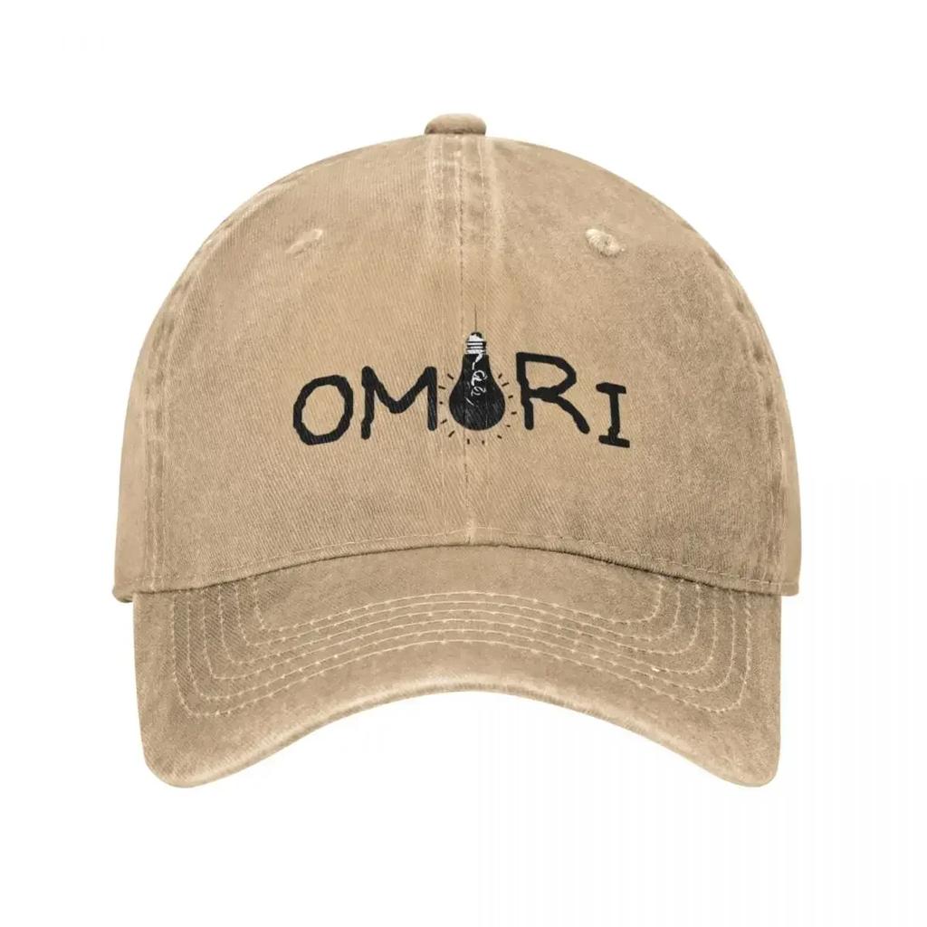 Men Women Omori Game Fans Hats Vintage Distressed Cotton Baseball Cap Adjustable