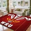 Wales Rugby Design Crystal Velvet Rug Soft Decorative Mat for Bedroom Entrance