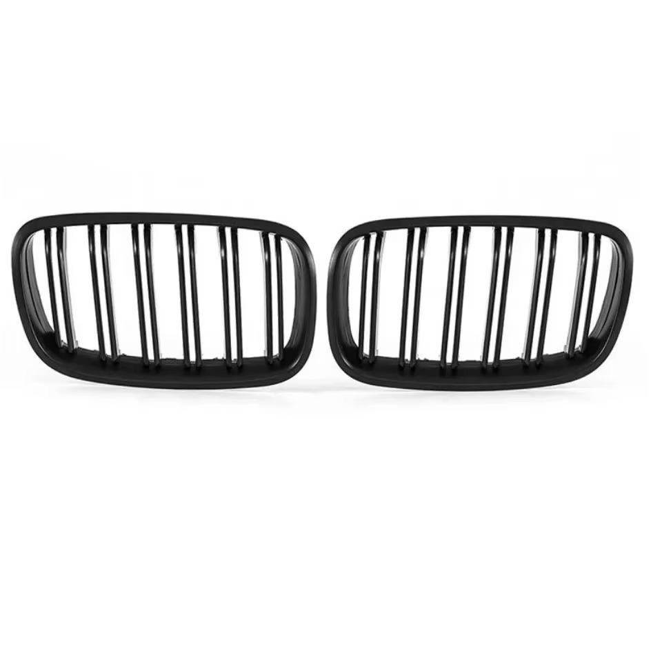 Compatible Silver Grille for 07-14 BMW X5/X6 E70 E71 Starry Sky Edition.