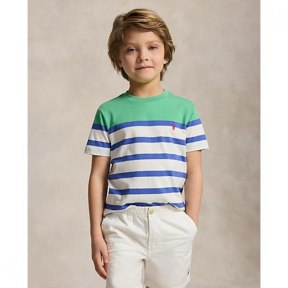 Polo Ralph Lauren Boys 2 7 Years Striped Cotton Tee Cwpotshb8021243300 2
